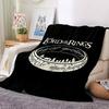 1pc Lord of the Rings Blanket Lightweight Flannel Throw For Sofa, Bed, Travel, Camping, Livingroom, Office, Couch, Chair, And Bed