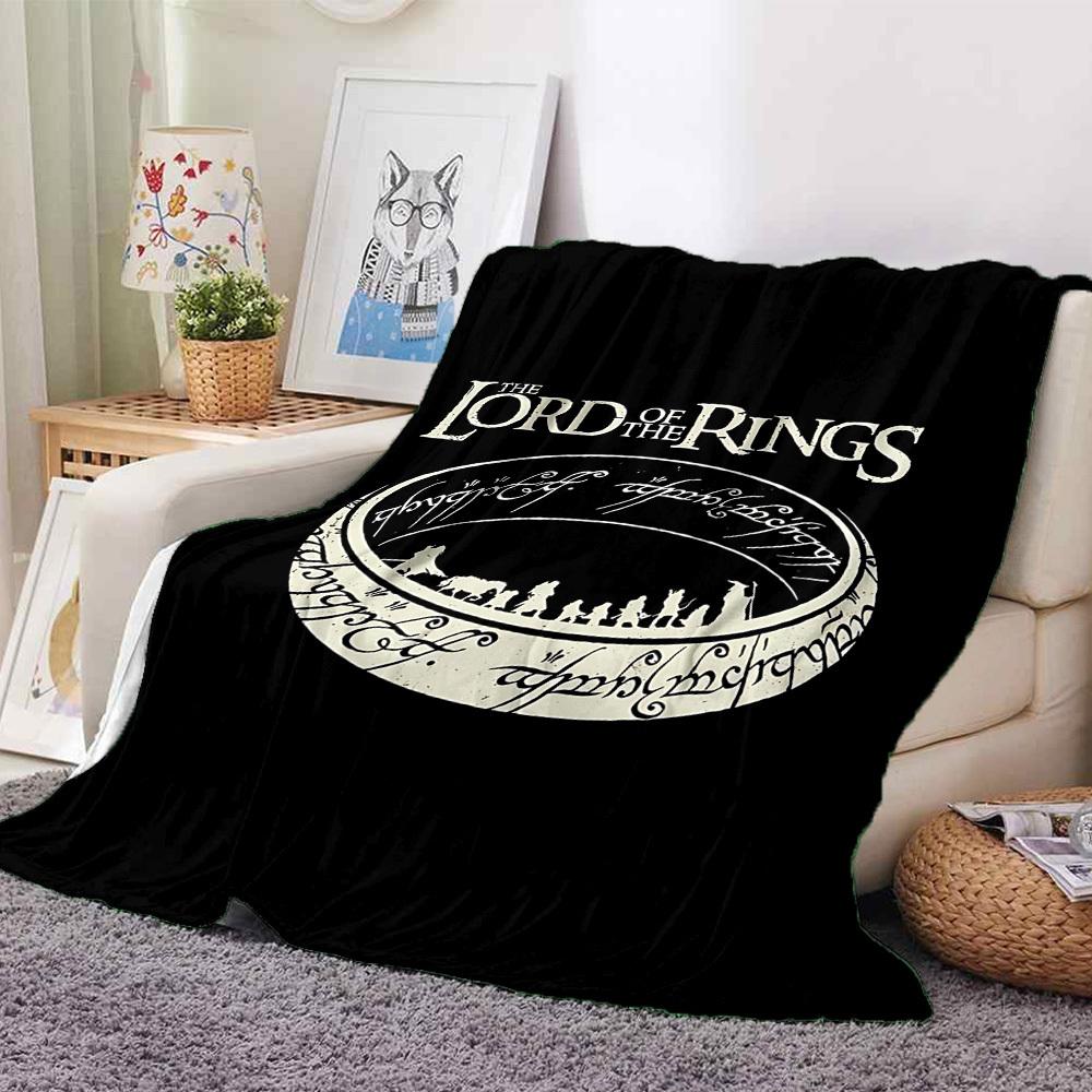 1pc Lord of the Rings Blanket Lightweight Flannel Throw For Sofa, Bed, Travel, Camping, Livingroom, Office, Couch, Chair, And Bed