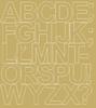 Self-Adhesive Letter Sticker 10 Cm Stickers Gold With Shine