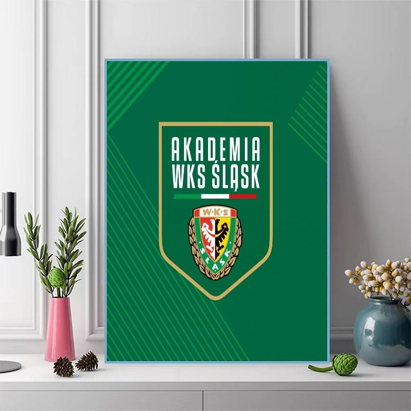 Wrocław Football Club 100% Round Full Drill 5D DIY Diamond Painting Embroidery Cross Stitch Rhinestone Décor