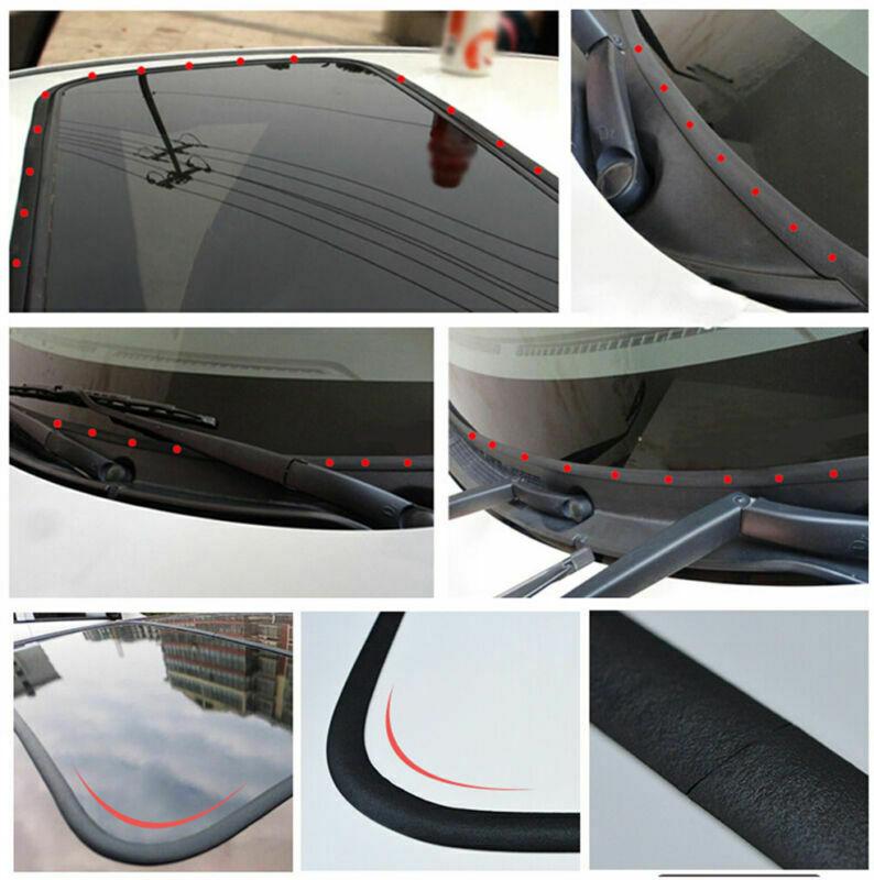 3M Stick Rubber Sealed Strip Car Front Rear Windshield Sunroof Triangular Window