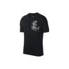 Nike T Shirts Men's Black Crew Neck Moderate Straight Fit AR5718-010