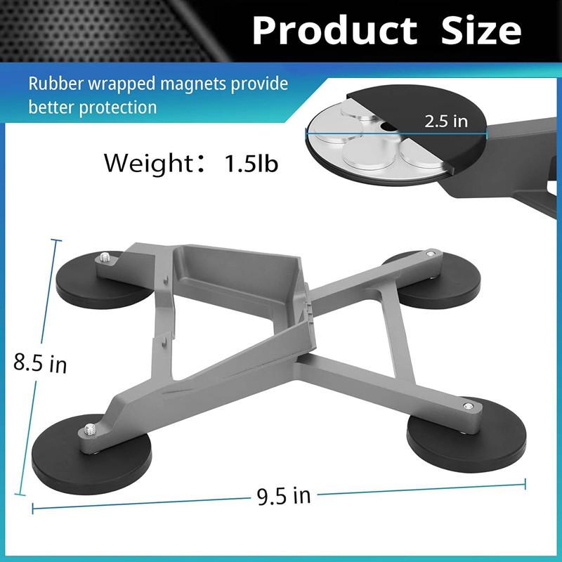 Car-mounted Aluminum Alloy Frame RV Mobile Bracket with Strong Magnetic Suction