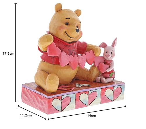 Enesco Disney Traditions Figurine Pooh and Piglet Heart W13.3 X H14 X D5cm 4059746