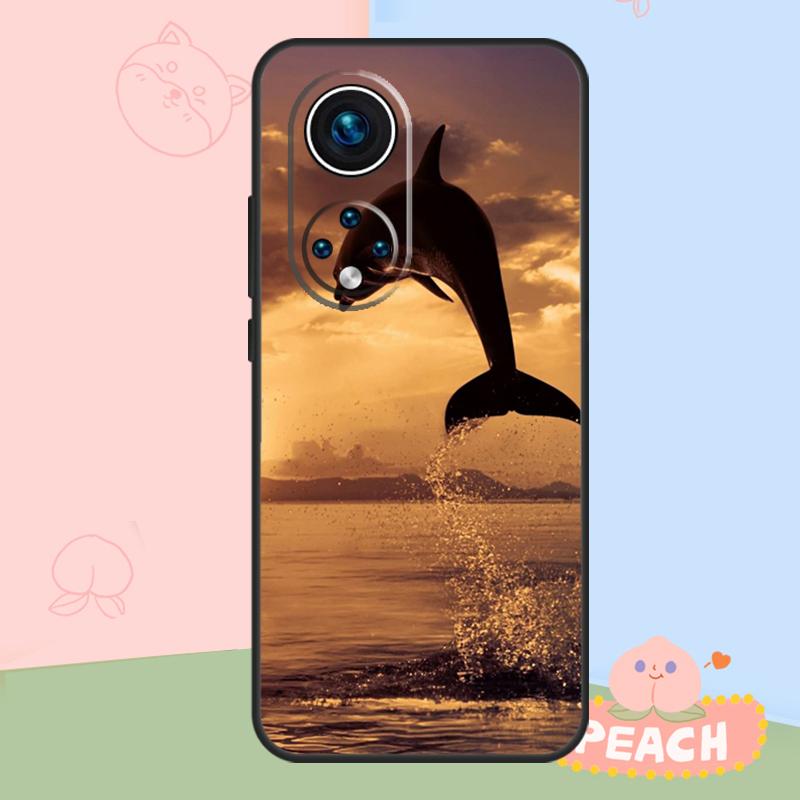 Animal Dolphin Case For Honor Magic 8 Pro 5 6 7 Lite Honor Win RT 400 200 50 70 90 X8c X9a X9b X9c X9d Cover