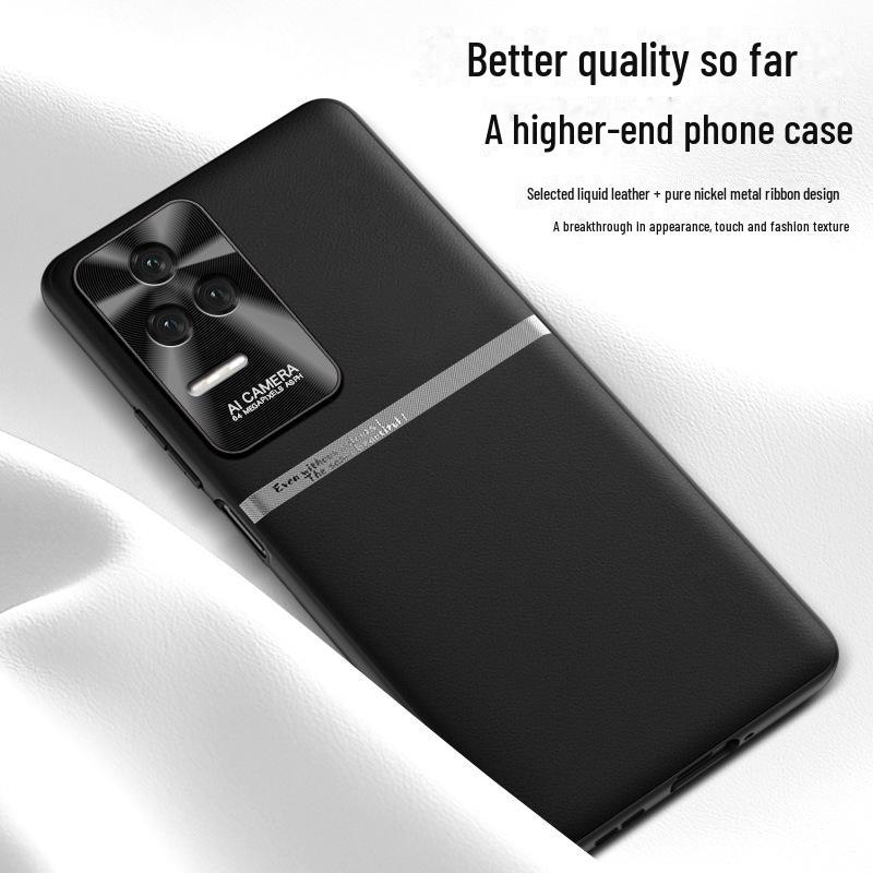 Liquid Leather Protective Cover for Redmi K40s Phone, Anti-fall and Anti-fouling.