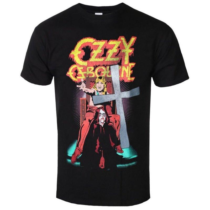 

British Heavy Metal Rock Pioneer Ozzy Osbourne s Printed Pure Cotton Short-sleeved T-shirt for Men 2XL