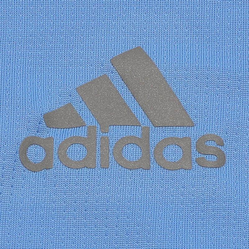 Adidas Striped Sports Training Breathable Short Sleeve T-Shirt Men Tops Blue EK2857