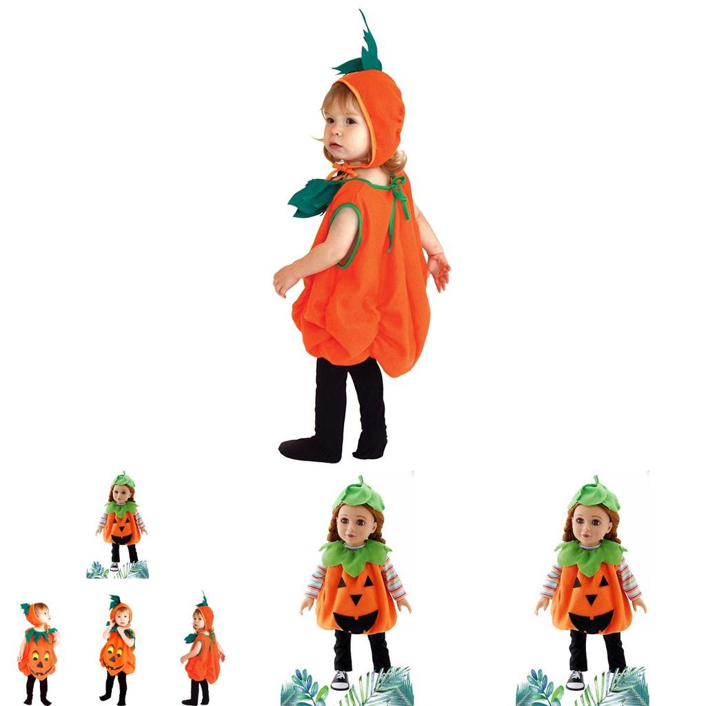 Cozy Comfortable Halloween Pumpkin Suit For Toddlers Children