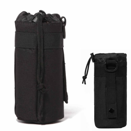 YUWENW Bottle Pouch, Set of 1, Nylon Water Bottle Pouch with Water Bottle Holder, Water Bottle Bag, Handy Pouch, Water Bottle Bag with Drink Holder, O