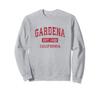 Gardena California CA Vintage Sports Design Red Design Sweatshirt