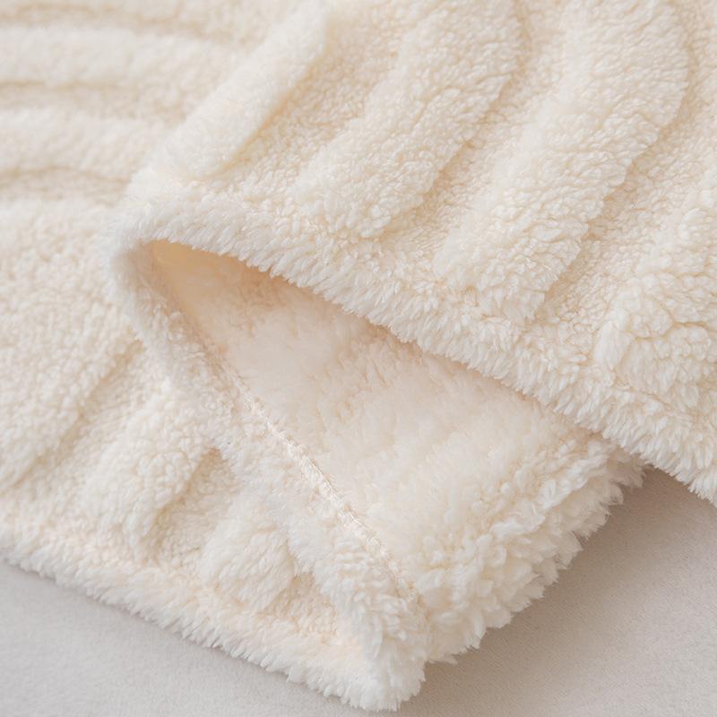 Anti-Scratching Plush Sofa Towel All-Inclusive Universal Winter Thickened Sofa Cover Simple Modern Sofa Cover Blanket