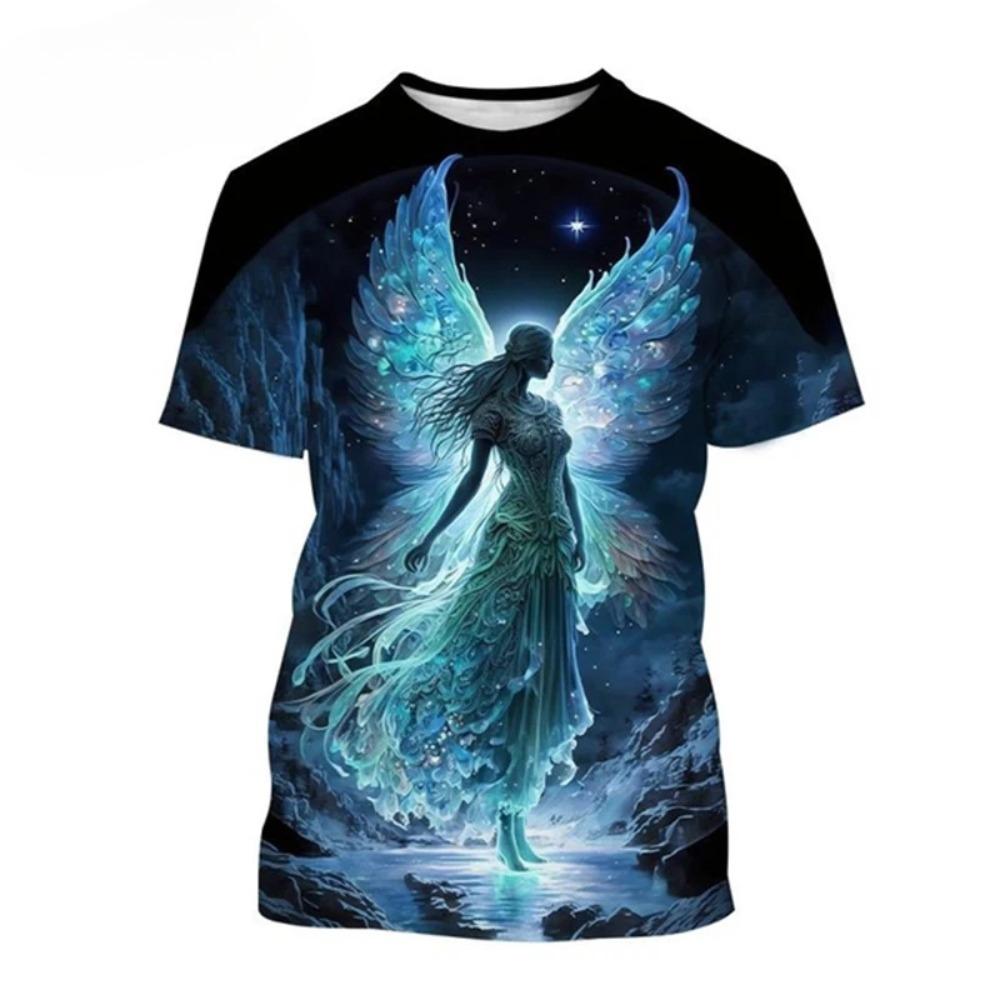 

Magical Elf 3D Printed Men s Fashionable Street Round Neck Short Sleeved T-shirt S