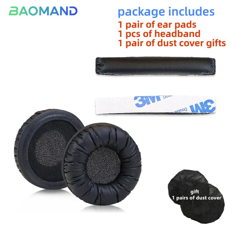 1 Set Replacement Ear Pads Earpads Headband for Sennheiser PX100 PX80 PX90 Headphones Memory Foam Ear Cushion Cover