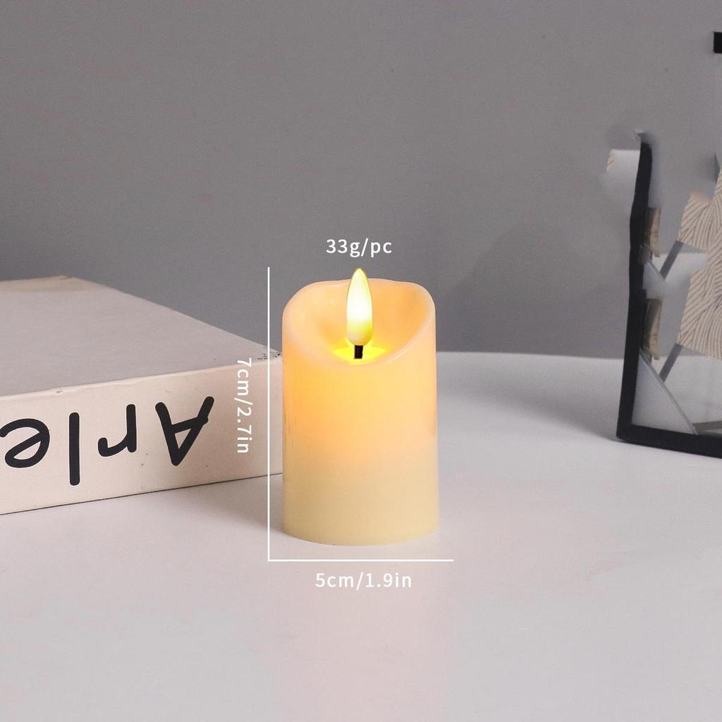 LED Tea Light Candles - Flameless Weeping Lights for Christmas and Wedding Decorations