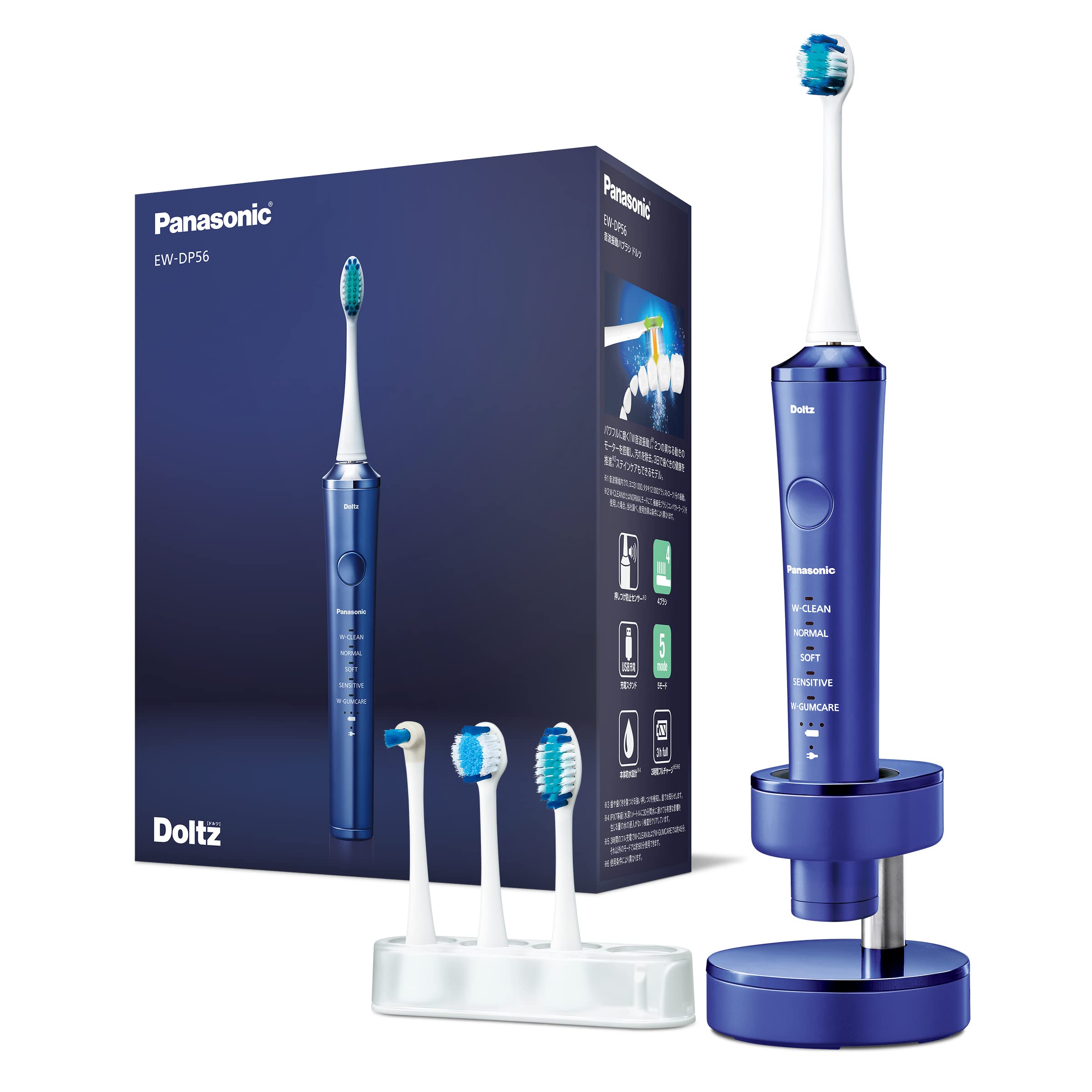 

Електрична зубна щітка Panasonic Dolts High Grade Model Blue EW-DP56-A