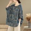 DIMANAF Women Plus Size New T-Shirt Flower Print Loose Casual Lady Tops Tees Shirts Oversize Summer 2026