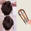 Waterproof Leaf U-shaped Hair Stick Geometric Lazy Hairpin Elegant Headwear  Girls