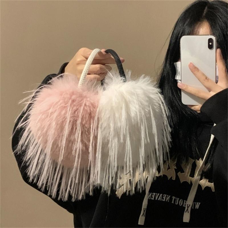 Furry Earmuffs Headwear Stay Warm and Trendy Long Haired Oversized Ear Warmer