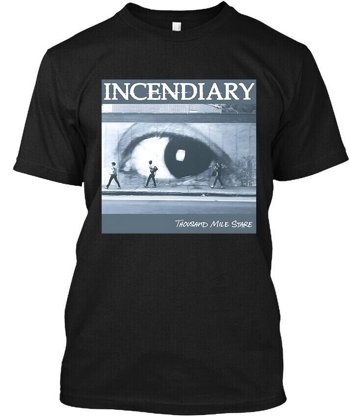 

NEW POPULAR! Incendiary Thousand Mile Stare American Music T-Shirt Tops Tee Size S-4XL M