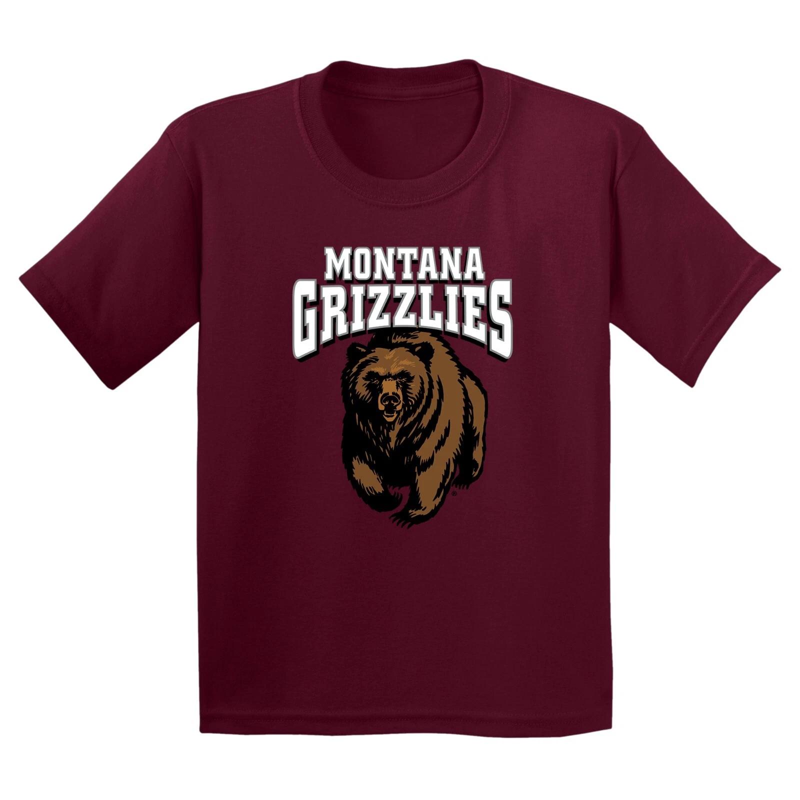 Montana Grizzlies Arch Logo Youth T-Shirt - Maroon S