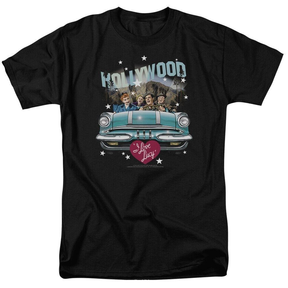 Футболка унисекс «I Love Lucy Hollywood Road Trip TV Show» S чёрный