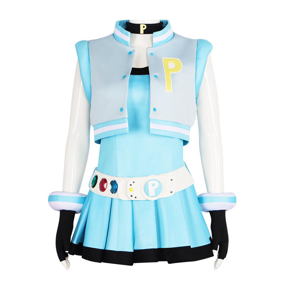 Colorful Polyester Powerpuff Girls Cosplay Costume Perfect For Halloween Or Stage Performances