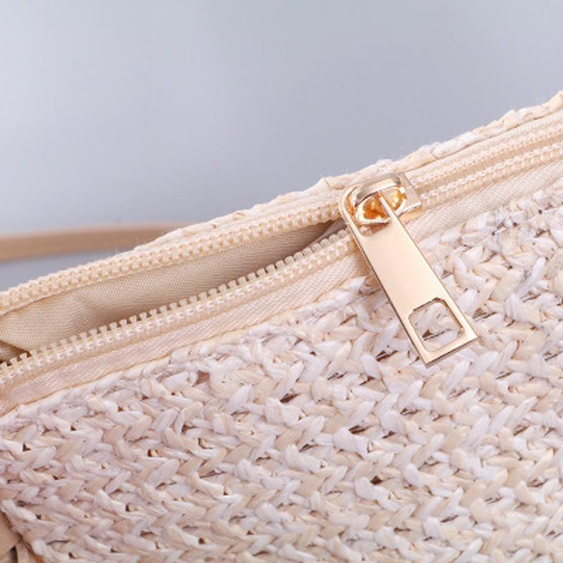 Fashion Women New Beach Tote Messenger Handbag Ladies Rattan Straw Wicker Crossbody Shoulder Bag Basket