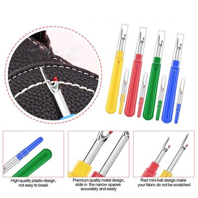 Sewing Seam Opener Set Sewing Thread Ripper Thread Cutter For Sewing Crafting Needlework Embroidery Tool Random Color