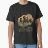 The Vizsla Hunting Art Classic T Shirt Vintage Designer Clothes Stylish Versatile Fashion Comfortable Casual