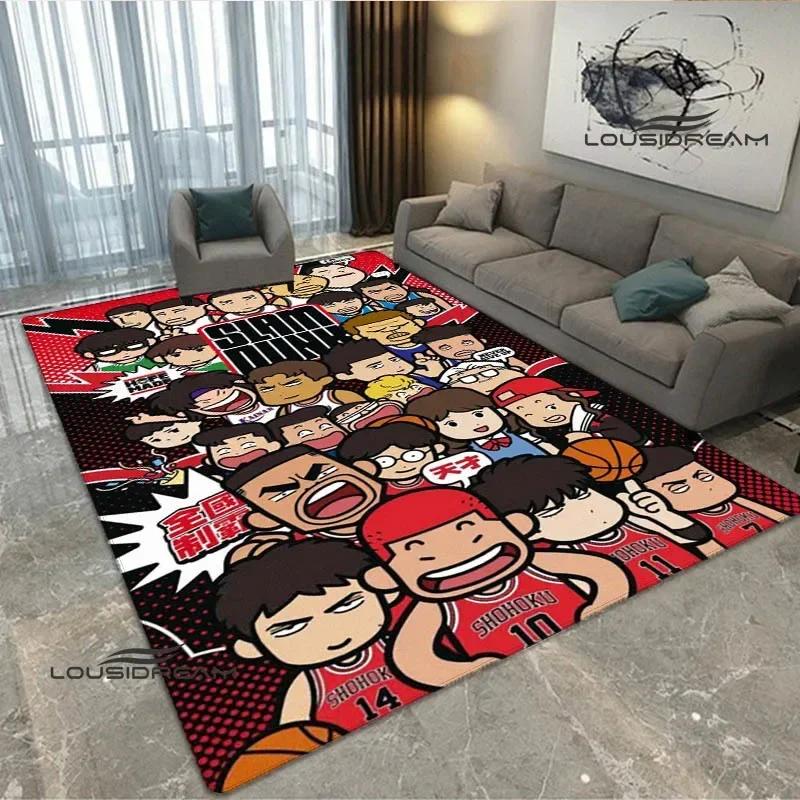 3D Cartoon Slam Dunk printed carpet Non-slip carpet outdoor carpets area rug Home bedroom decor rug for bedroom birthday gift