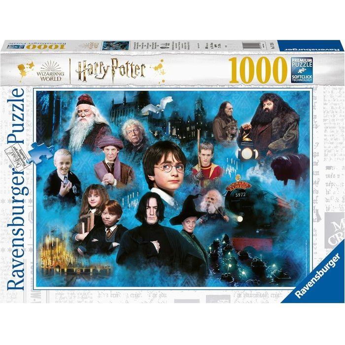 Puzzle 1000 Pièces : Le Monde Magique d'Harry Potter Coloris Unique