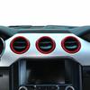 Air Conditioner Vent Outlet Frame Cover Trim for Ford Mustang 15+ Red Accessorie