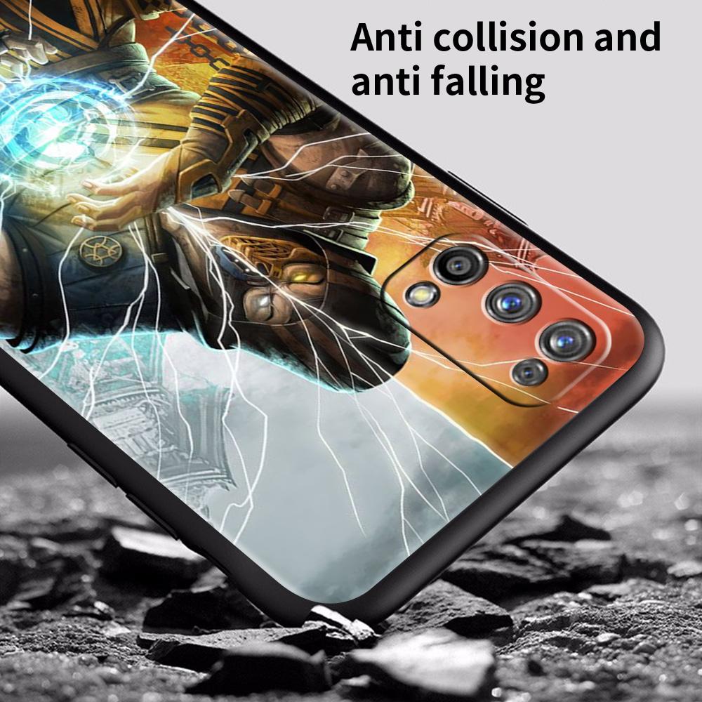 Silicone Case For Realme 8 C21 6 7 Pro C3 C11 XT GT 5 C12 C15 C21Y X50 7i Luxury Soft Shell Phone Cover Game Mortal Kombat Funda