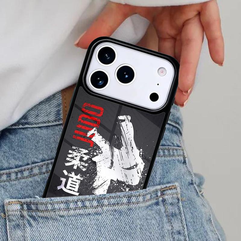 Japan Judo Martial Phone Case for iPhone 16e 15 14 13 12 17 Pro Max Plus Air 17pro Cover Coque