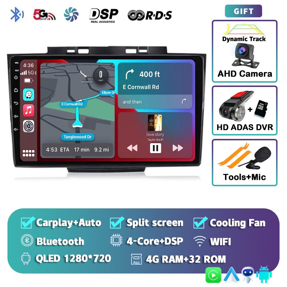 Android 14 Carplay Car Radio For Great Wall Greatwall Hover H5 Haval H3 2013-2019 Multimedia Player GPS Navigation 2din Stereo