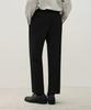 DRAW FIT Banded Tapered Slacks [Black]