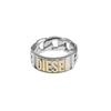Diesel Accessory Dx1420931 Logo Two-Tone Ring