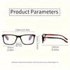 4PCS Pochromic Reading Glasses For Men Women Business Style Posensitive Color Changing Farsighted Eyeglasses UV Protection