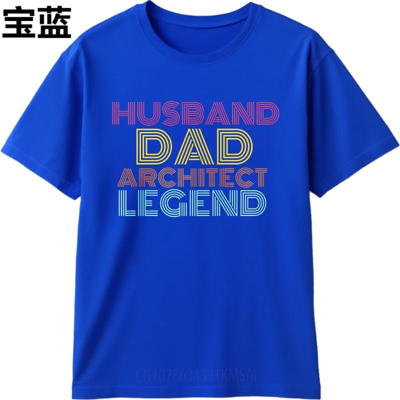 Casual Summer Unisex Tshirt Husband Dad Architect Legend Short Sleeve Adult ONeck Tops Unisex Tshirt Funny Tshirt Round Neck Tee
