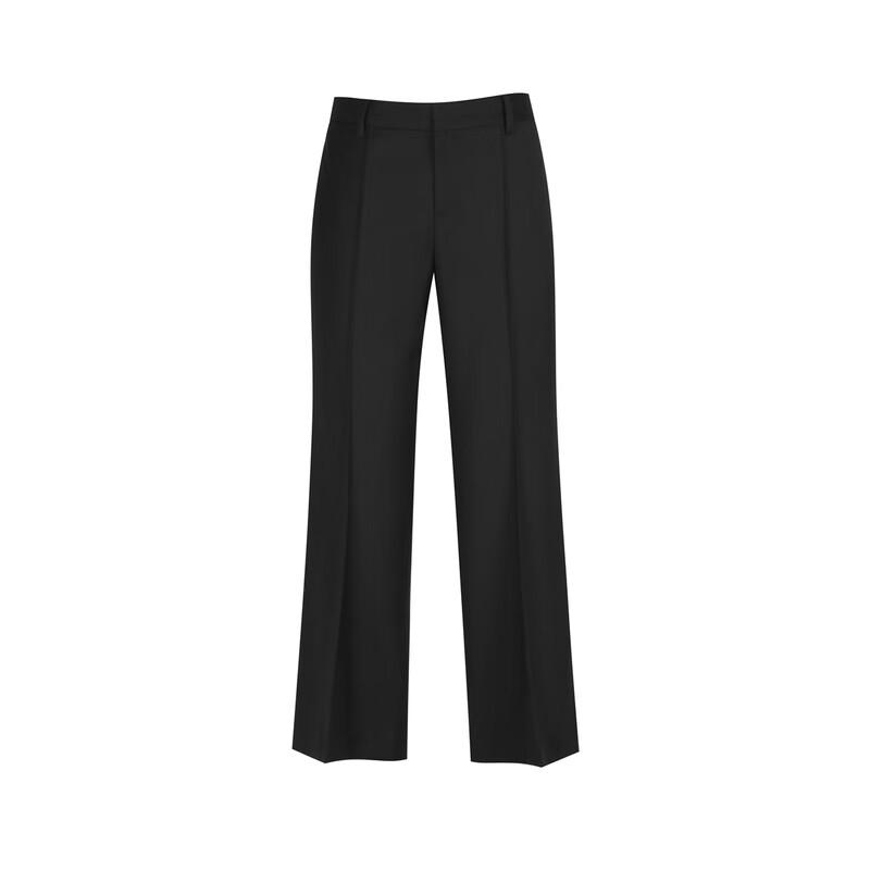 JNBY 2023 Winter Irregular Hem Flared Trousers
