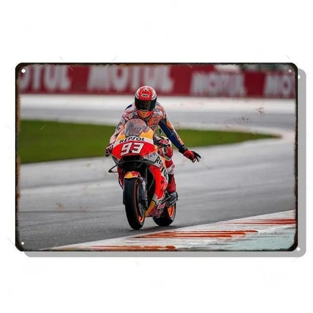 Decor Auto Vintage Metal Signs Tin Sign Motorcycle Racing Funny Poster Decor for Garage Bar Pub Club Man Cave Wall Decoration