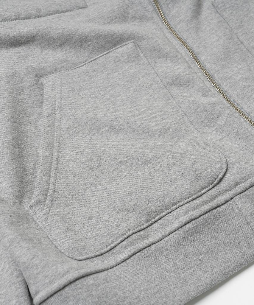 Frizmworks Heavyweight Sweat Zip Up Cardigan _ Gray