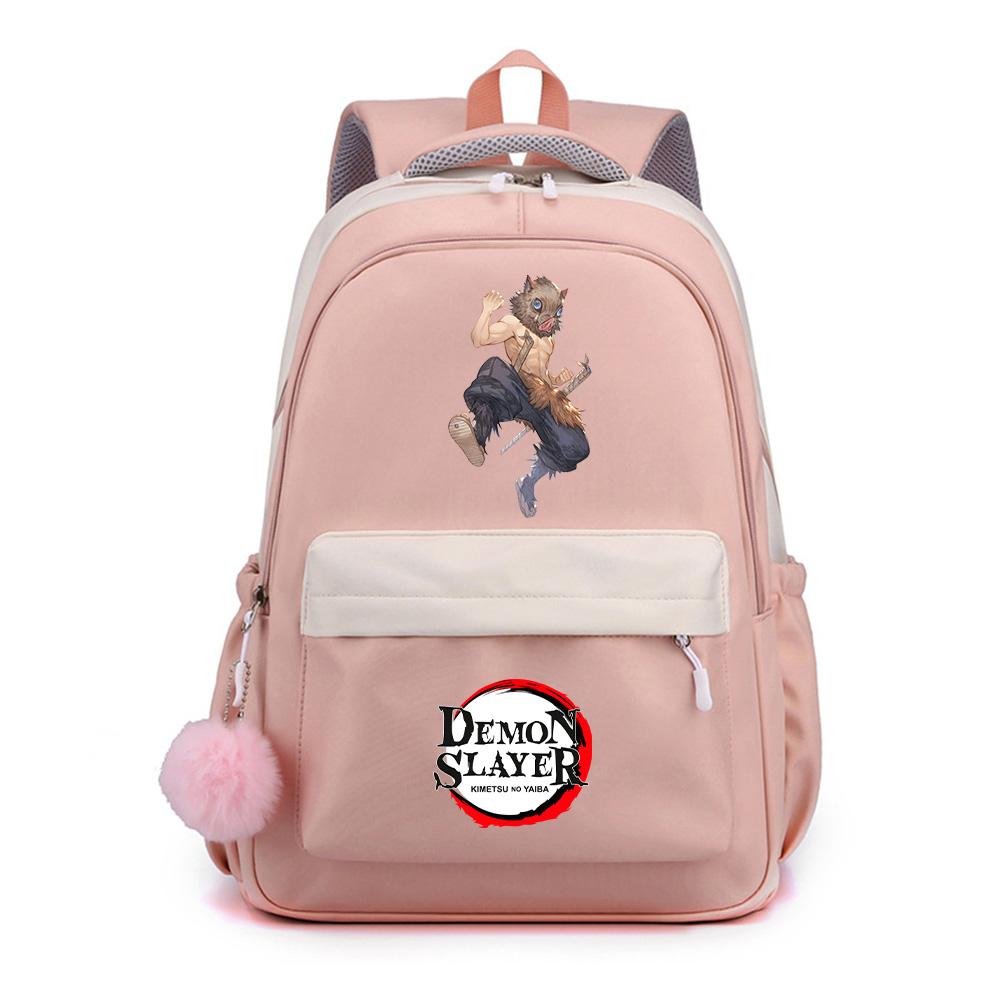 Anime Demon Slayer Printed Backpack for Teenger Student Girl Boy Schoolbag Bookbag Gift Women Large Capacity Waterproof Travel Bag Mochila