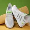 New Breathable Flyknit Men's Sports Shoes, Lightweight Shock-absorbing Running Shoes, Summer Mesh Casual Shoes, Trendy Shoes