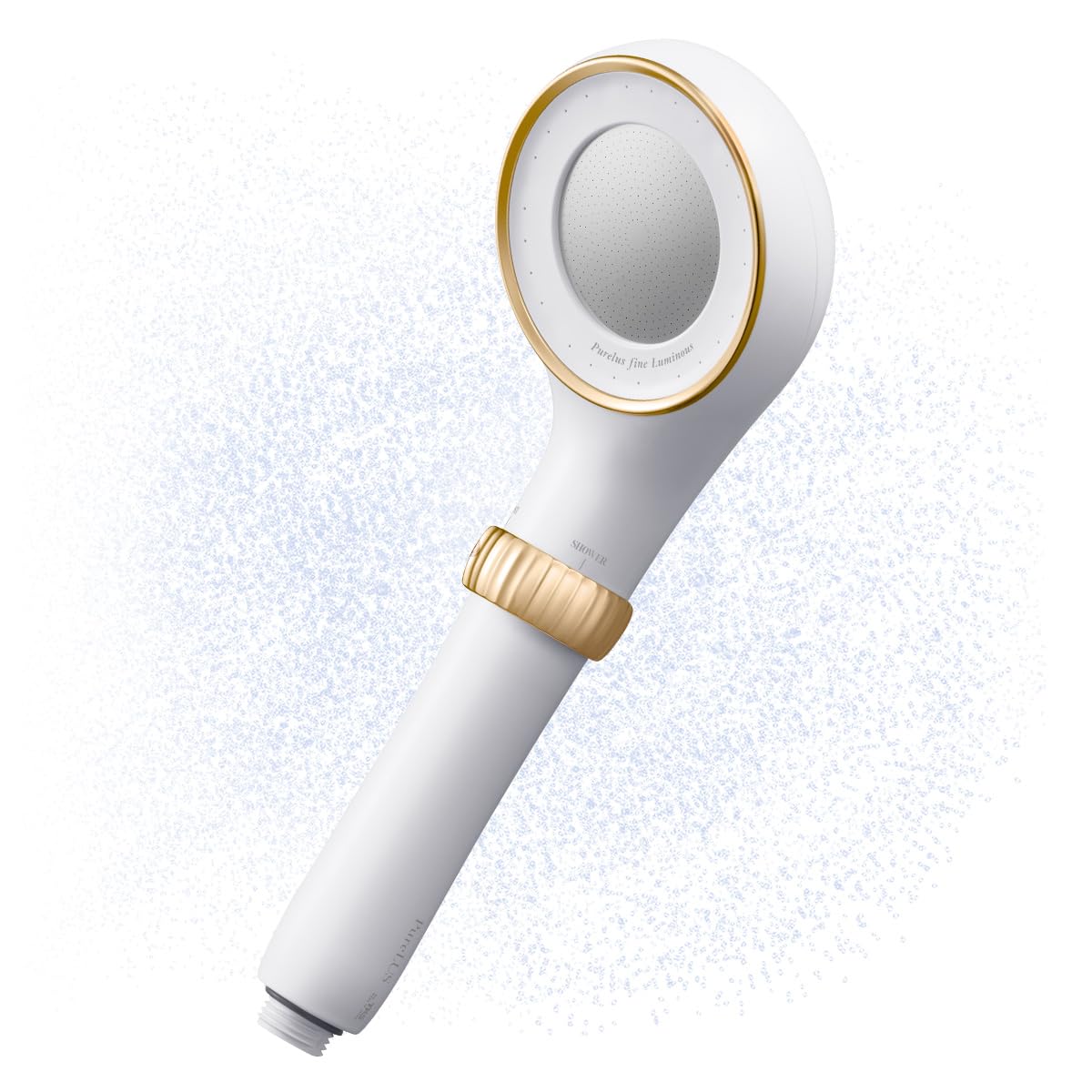 

Cleansing Purelas Fine Luminous Shower Head with and Bubbles for and Skin Increases Skin Moisture by Up to and Saves Water by Approximately Switches белый