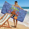 Hey Duggee Print Beach Towel, Large Soft Quick Dry Towel for Beach Camping Swimming