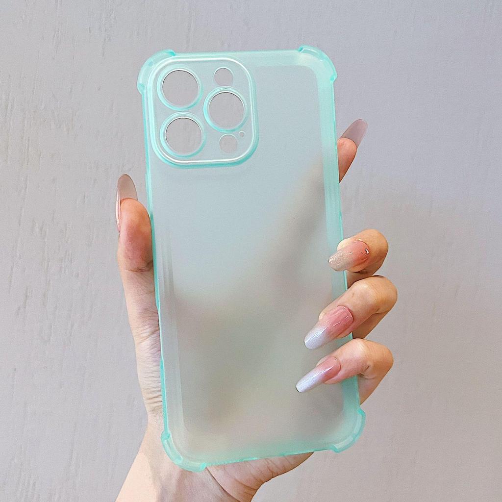 Ice Mist Protective Matte Case for iPhone 17 Pro Max/14/13/SE - Drop-proof, Skin-feel Design