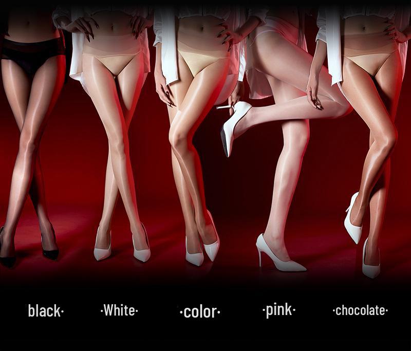 Ultratenké čierne bezšvové pančuchy Aurora – lesklé, sexy a elegantné pančuchové nohavice