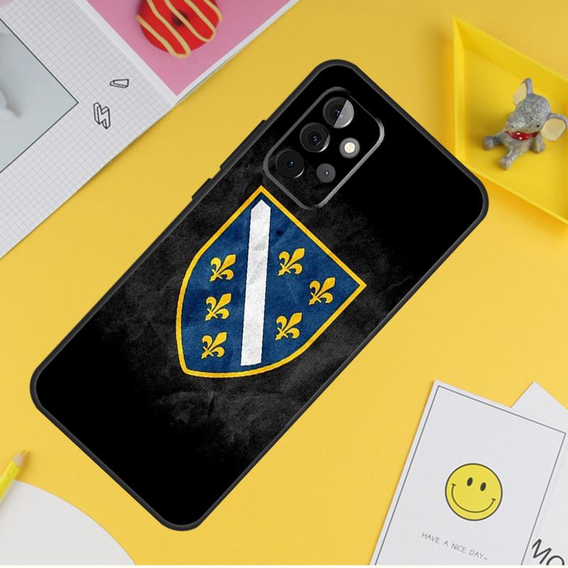 Bosnia Flag Case For Samsung Galaxy A16 A26 A36 A56 A06 A55 A35 A15 A53 A32 A52 A33 A13 A14 A34 A54 A17